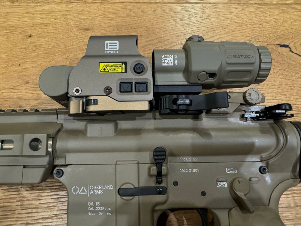 Oberland Arms OA-15 PR in 16,75" in FDE mit EOTECH EXPS3 -0 tan + G33 tan KSK-Spezial