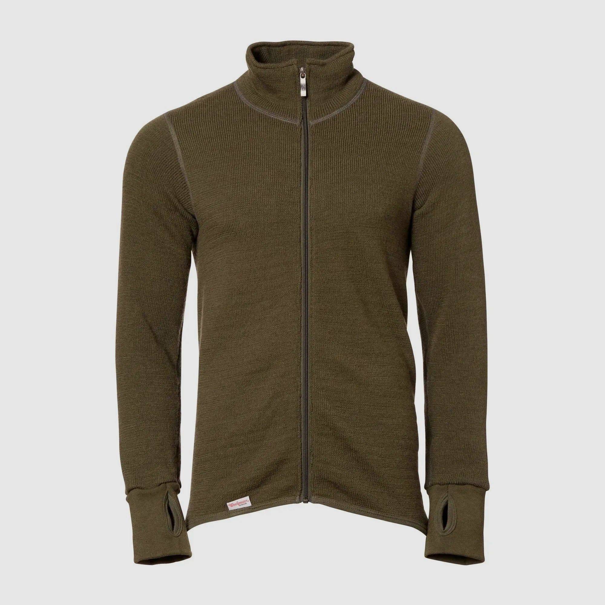 Woolpower Woolpower Jacket Full Zip 600 - Pine Green / S Men