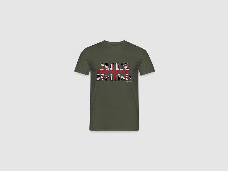 303 British - Männer T-Shirt Royalblau