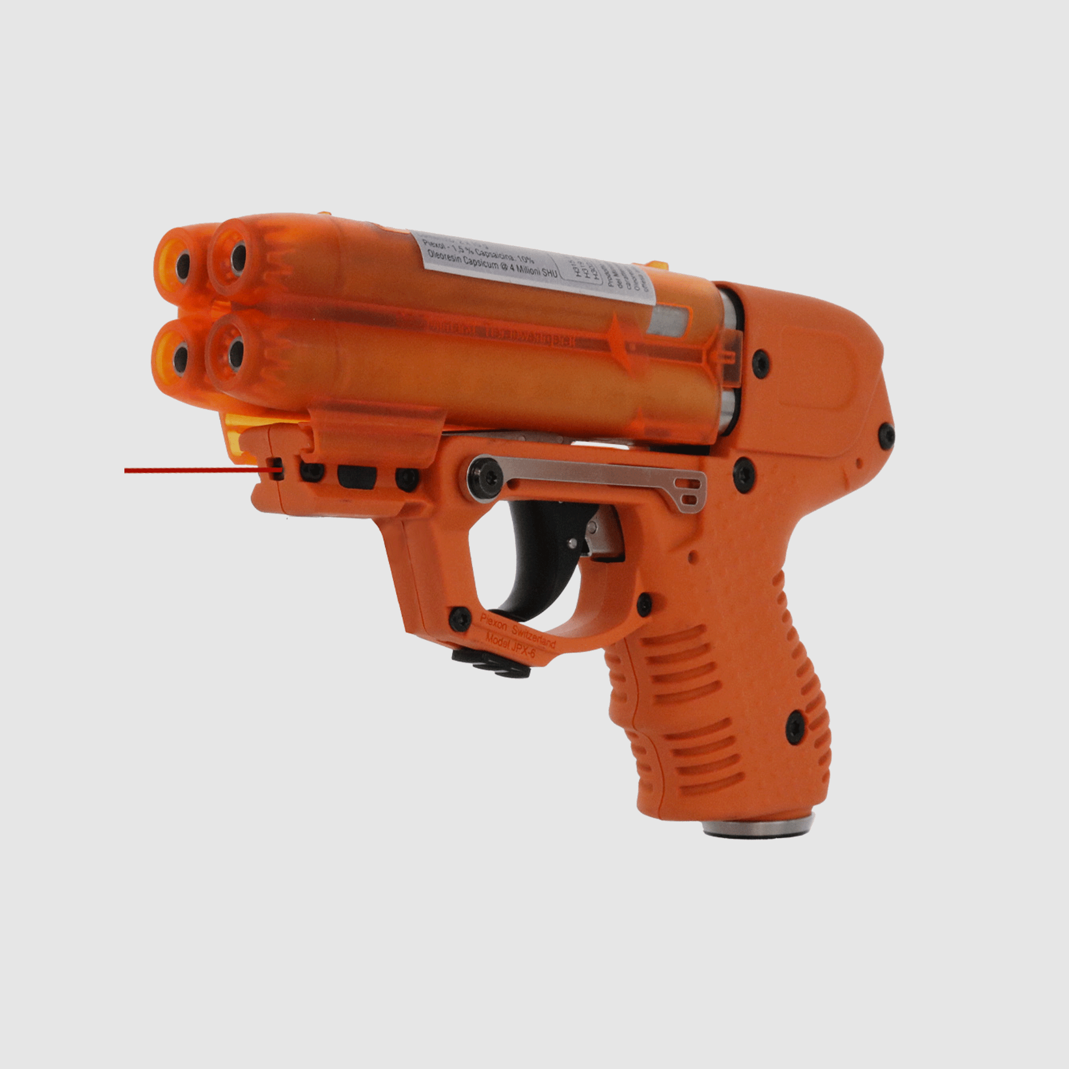 RADAR – PIEXON – PFEFFERSPRAY – JPX6 LASER (Wiederaufladbar – 4 Schüsse enthalten), Bild 6 von 11