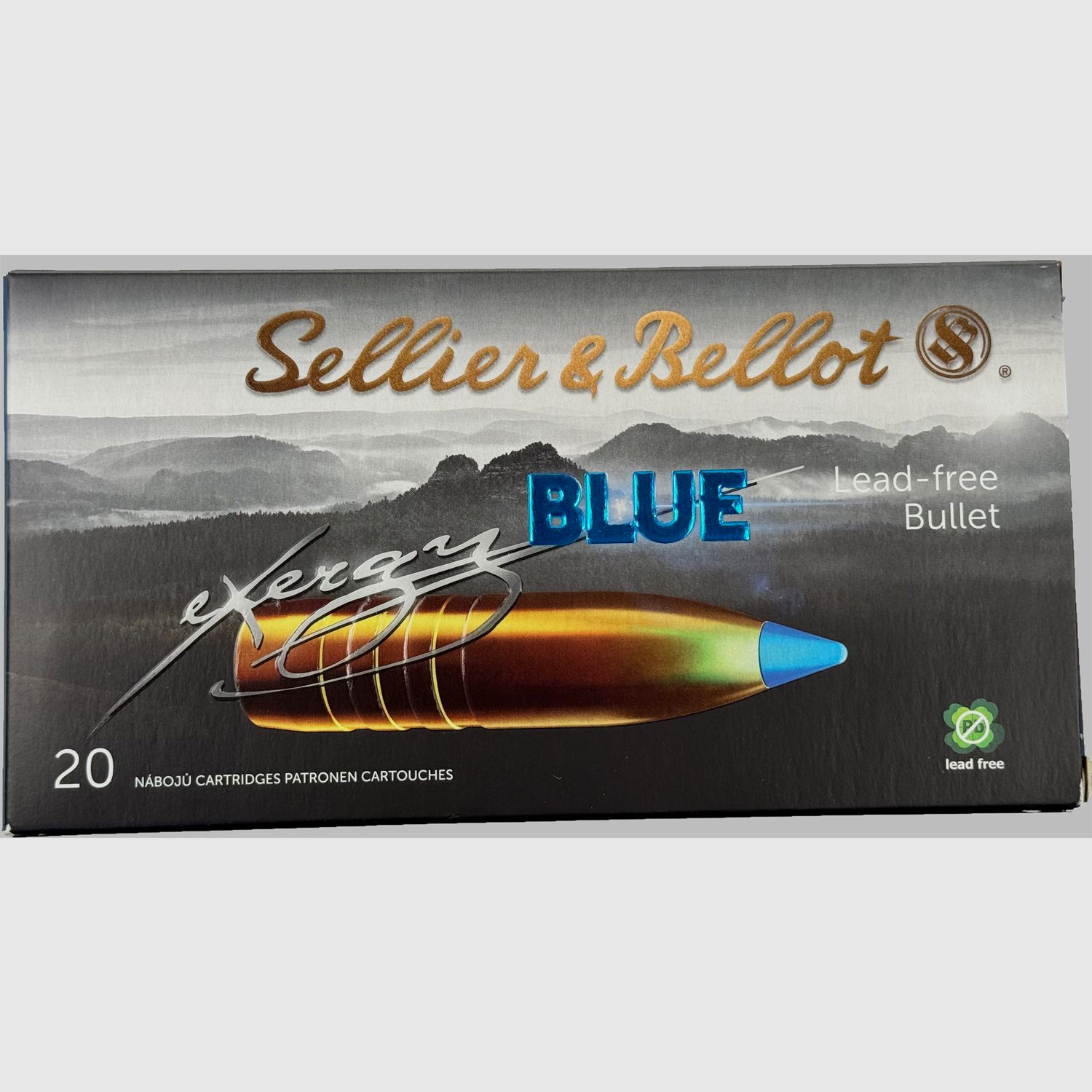 Sellier & Bellot cartucho de caza .30-06Spr. TXRG Blue 180grs