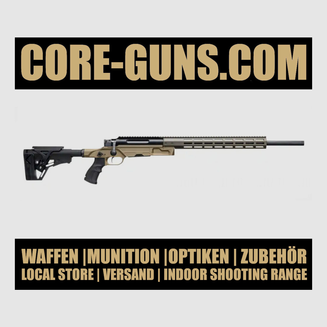 Haenel carabina a ripetizione LR One 308Win sabbia - Il tuo ingresso nel Long Range disponibile subito - Prezzo consigliato: 2498€