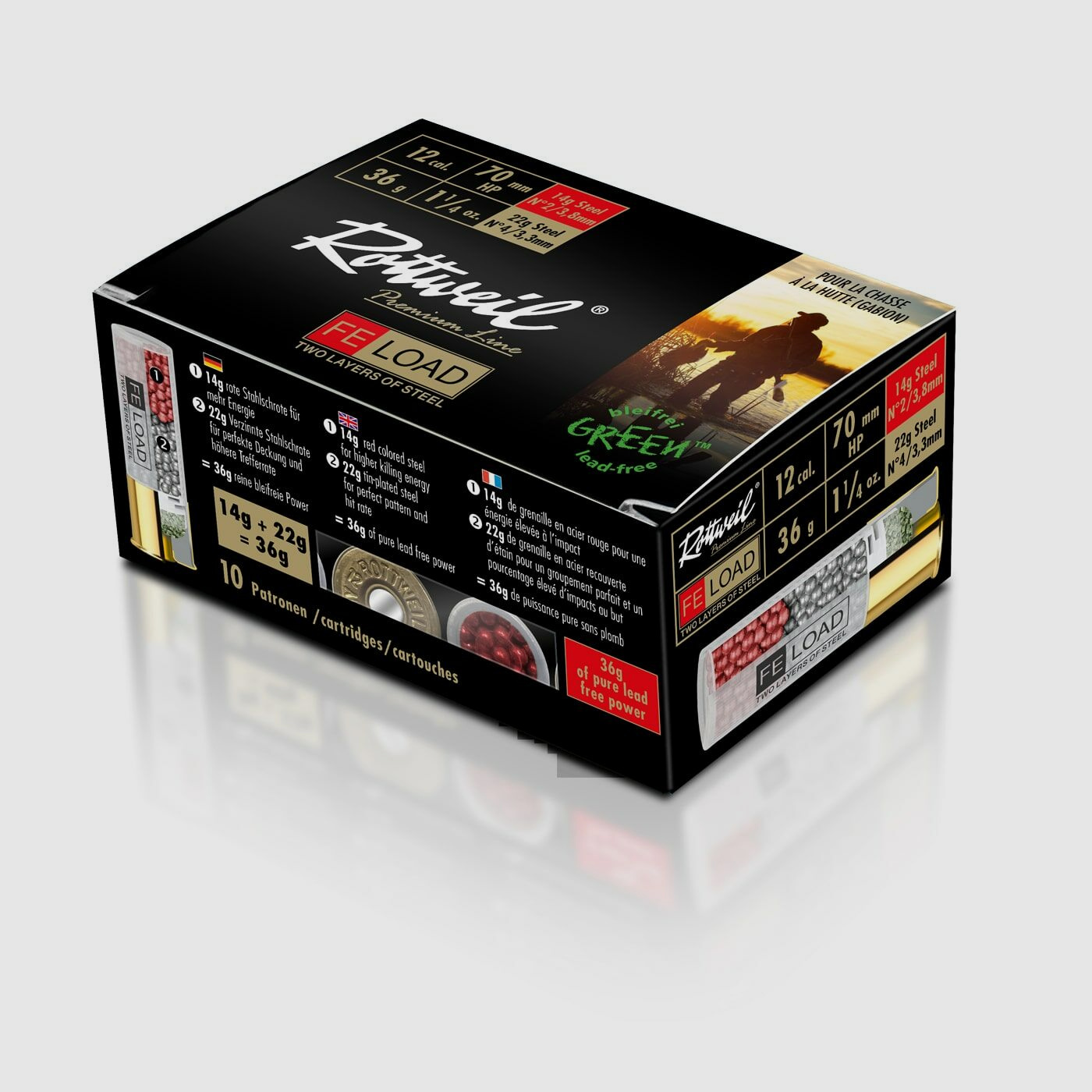 Rottweil 12/70 Rottweil Bi-Load HP 36g - 10Stk