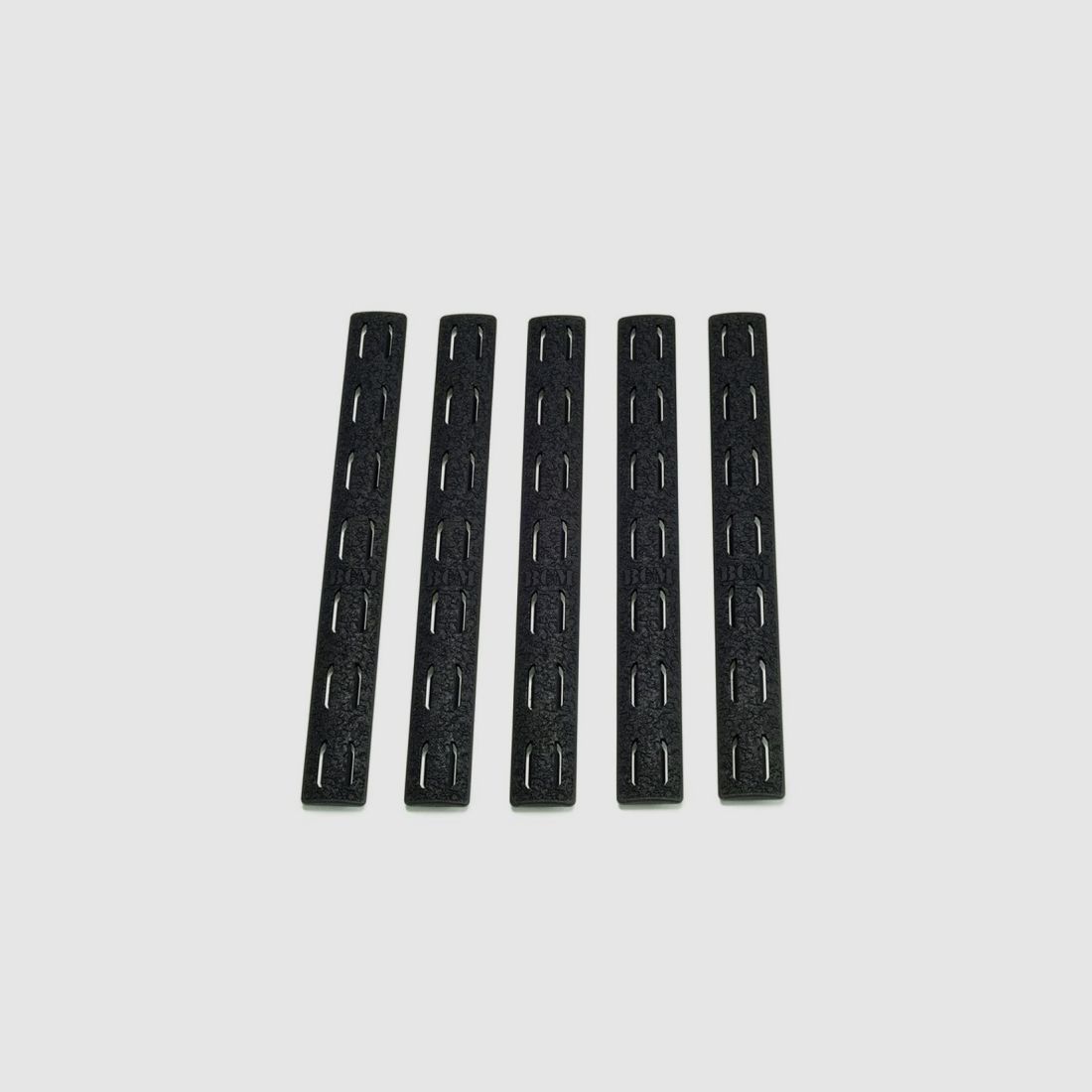 BCM® KeyMod Rail Panel Kit, 5.5-inch - Black (5 pack)