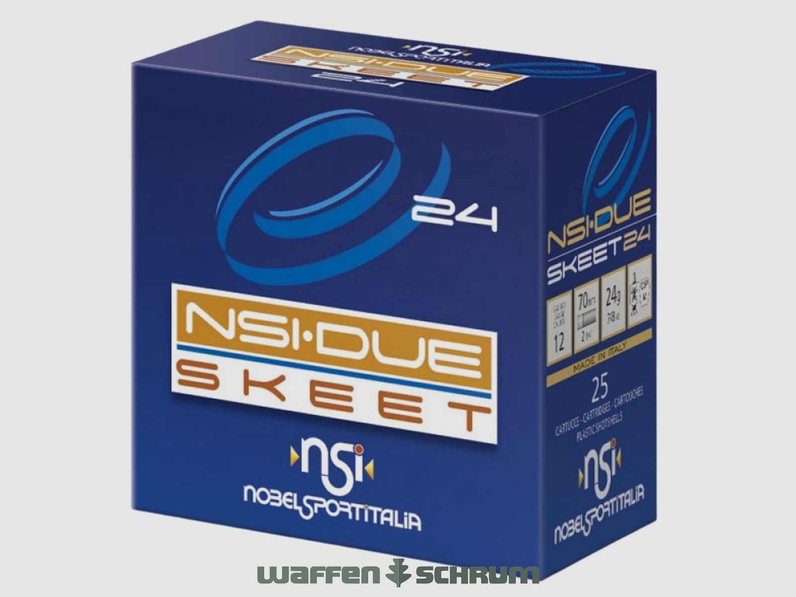 Nobel Sport Italia 12/70 DUE Skeet T9,5 2,0mm - 24g