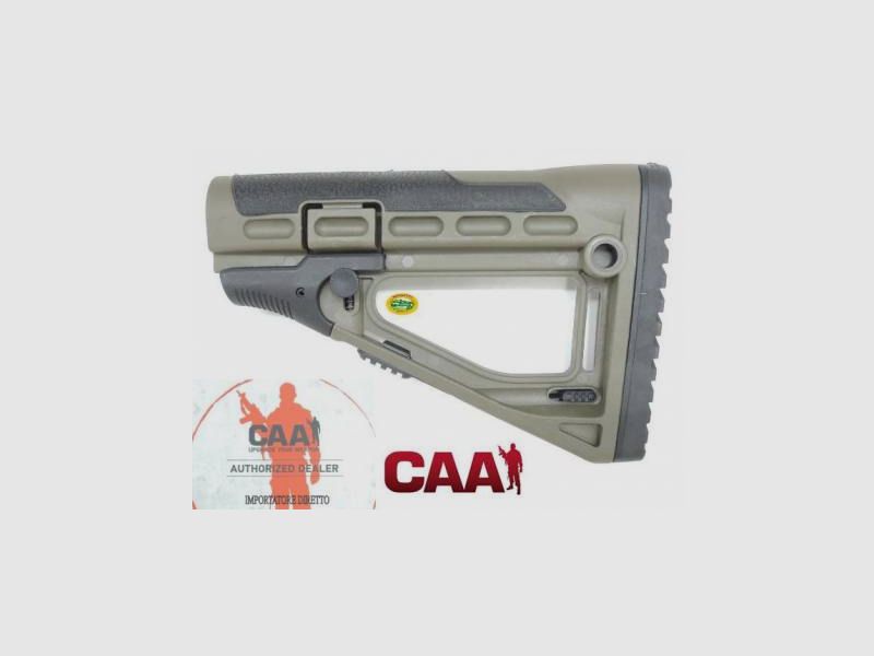 CAA zusammenklappbarer Schaft AR15/M4 - GRÜN