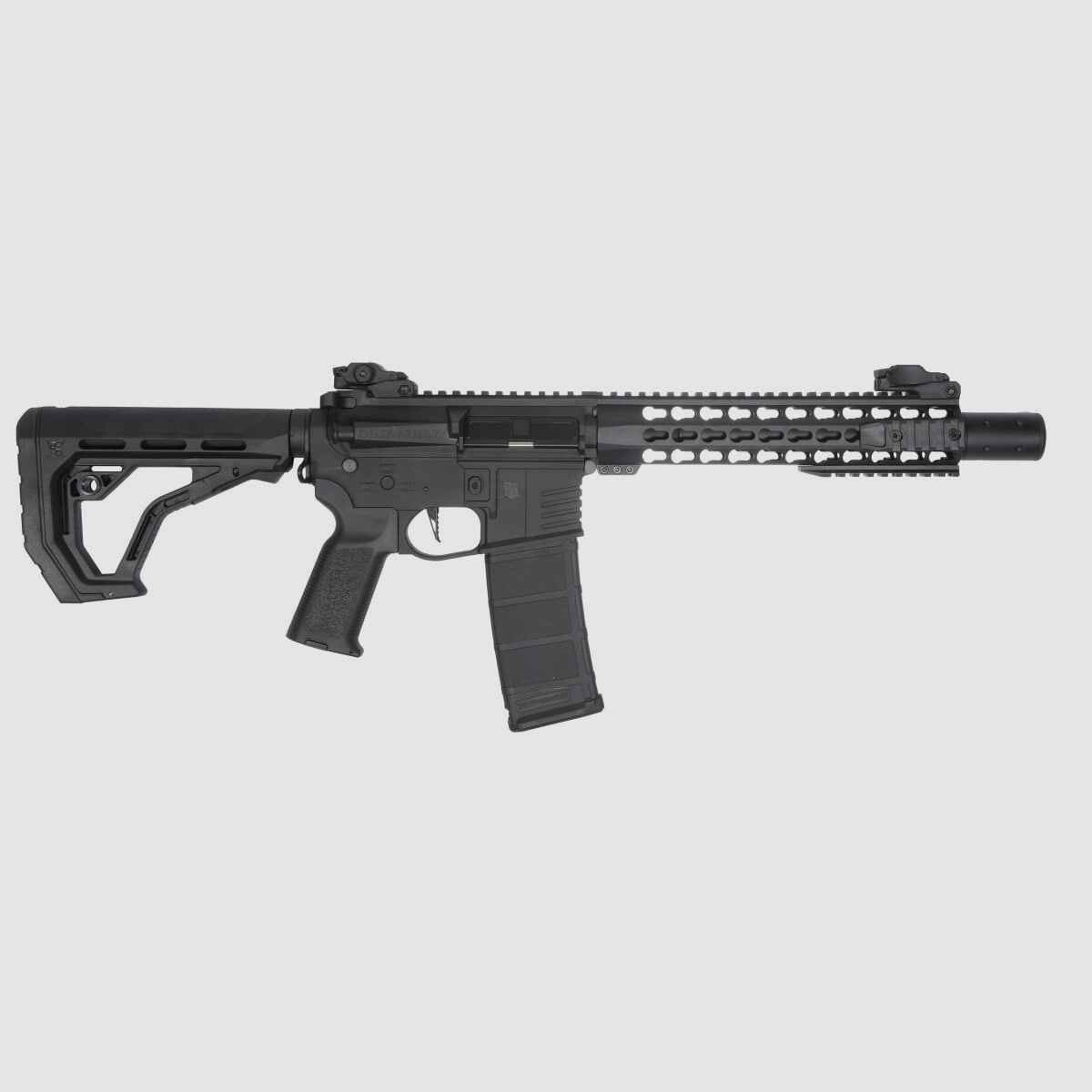 AR15 KeyMod 10 Zoll PREDATOR CHARLIE EAGLE ETU Schwarz S-AEG Softair Gewehr Frei ab 18 Jahren | Delta Armory