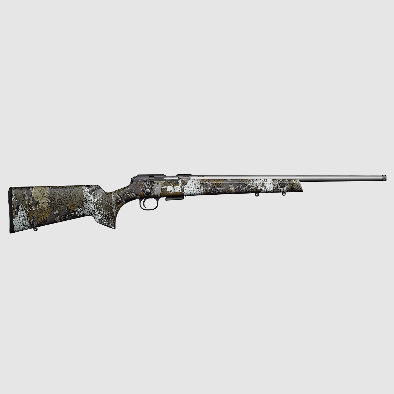 CZ 457 Camo Stainless .22lr., image 2 of 2