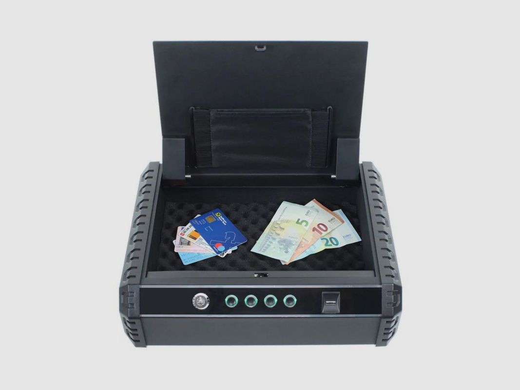 Rottner Pistolenkassette Gunmaster XL Fingerprintschloss schwarz, Bild 12 von 18