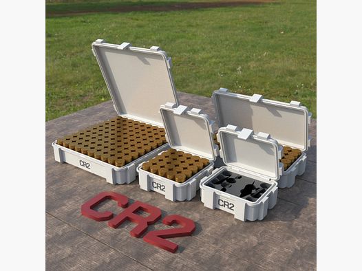Filamelt CR2 Battery Box "Folding Lid" - for 20 / 25 / 50 / 100 Batteries