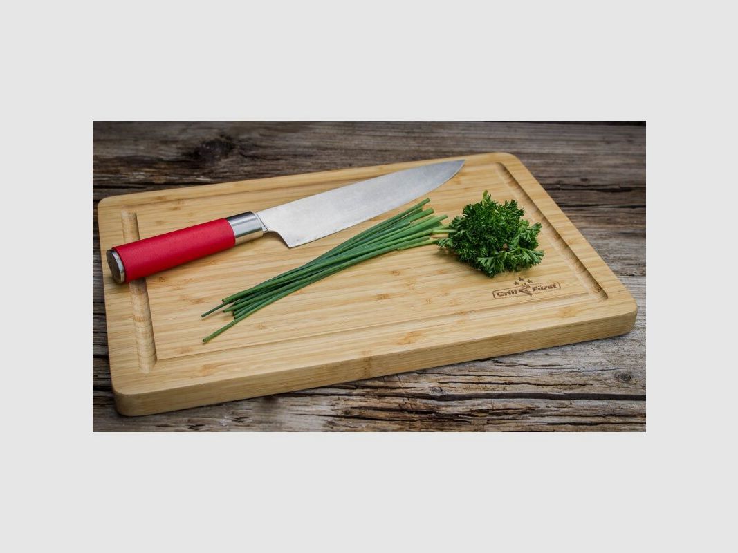 Grillfürst Schneidebrett 39 x 26cm Bambus