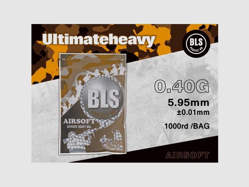 0,40G - BLS BIO BB'S 1000 Schuss, weiß
