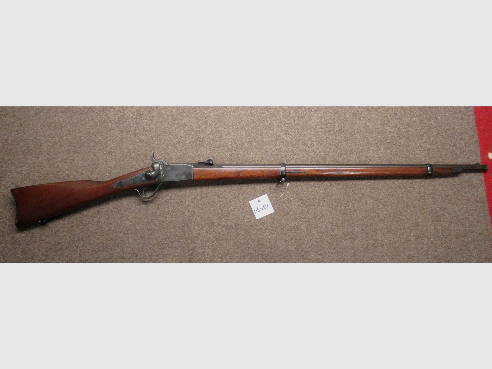 AB-187 carabine PEABODY mod. 1867 cal. 10.4mm, image 1 sur 4