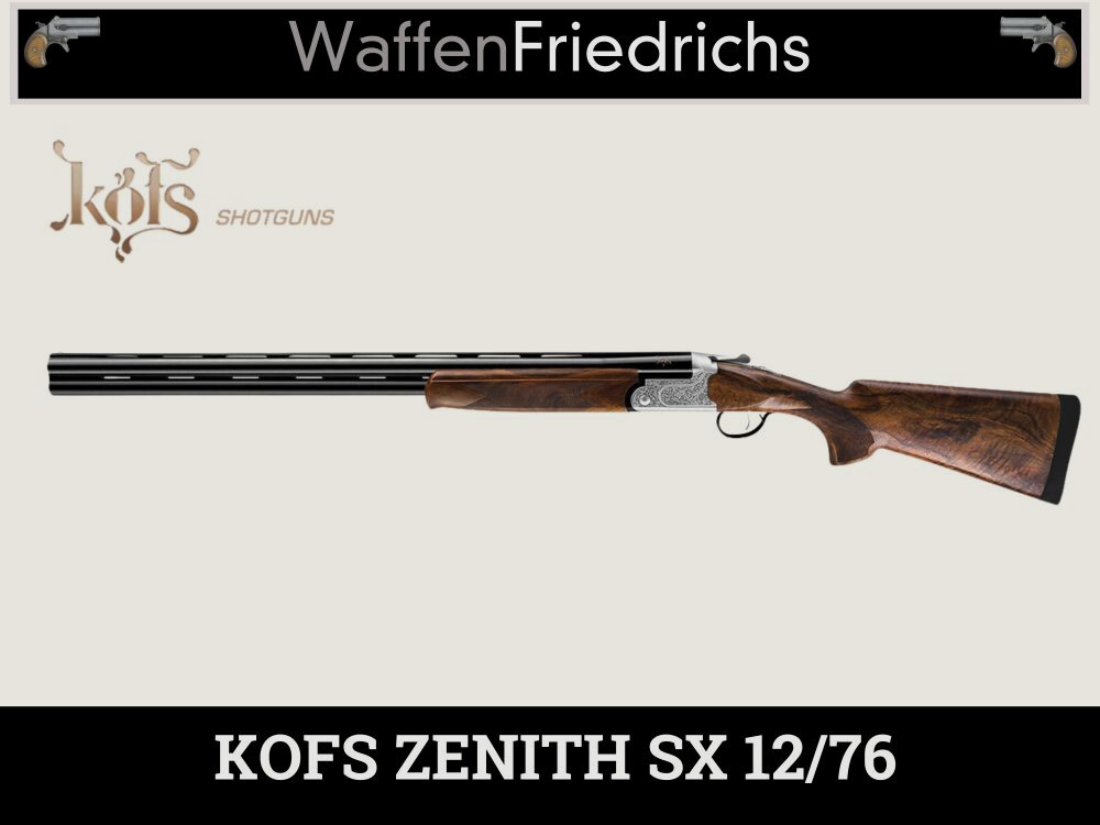 KOFS ZENITH SX 12/76 BDF Bockdoppelflinte - Waffen Friedrichs