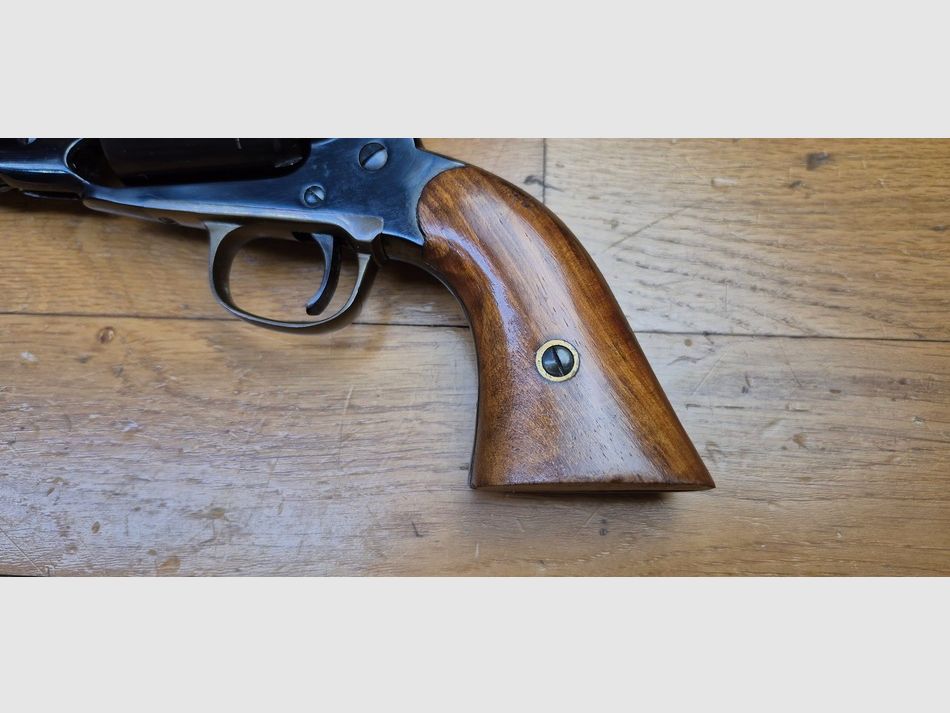Bellissimo e mitico revolver Remington 1858 – Modello Army per Navy Arms – Arma Uberti Made in Italy del 1970 – Cal. 44 PN – Eccellente stato quasi nuovo! – Un'ottima riproduzione per il mercato statunitense – TBE+ /TBE++, immagine 24 di 28