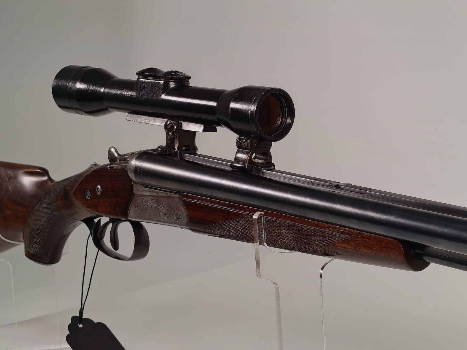 Merkel Drilling 7x57R, 12/70 e .22 Hornet Einstecklauf VVV incl. Zeiss Ziel-4, immagine 5 di 9