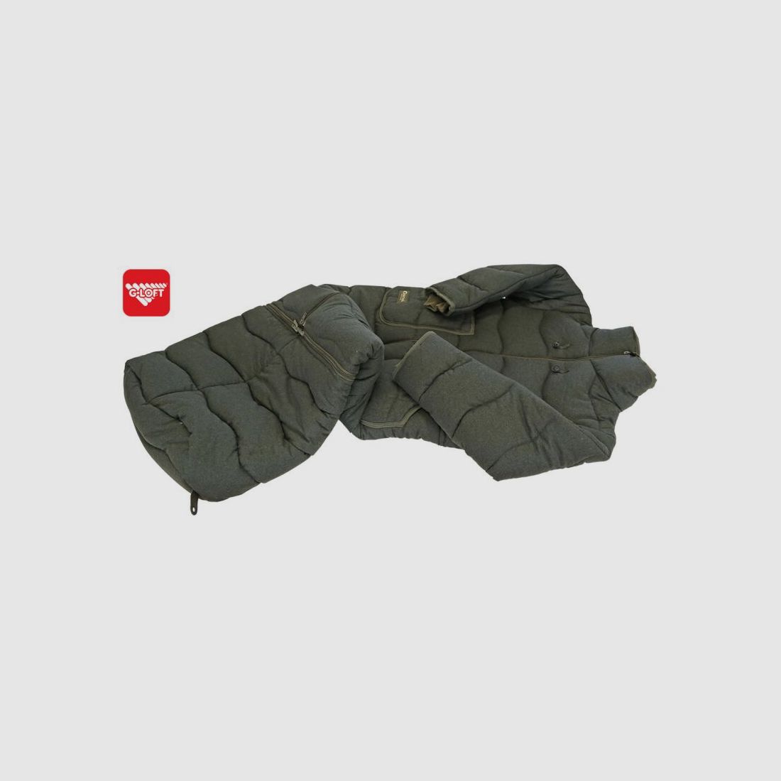 CARINTHIA Ansitzmantel + Fußteil Webpelz L