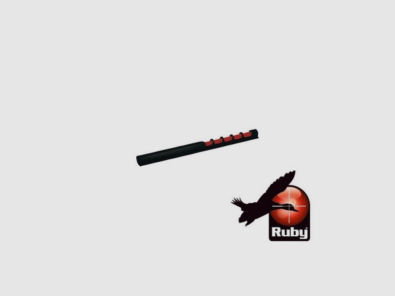 Guidon Ruby RO 050 ROUGE, image 1 sur 2