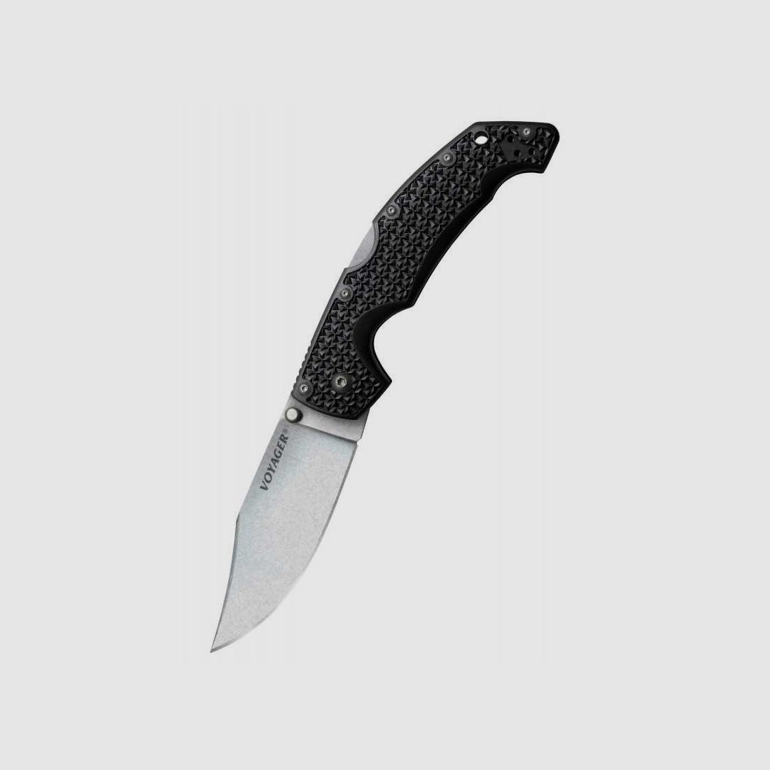 Couteau de poche Cold Steel Voyager Clip, Grand, Lame lisse, AUS 10A