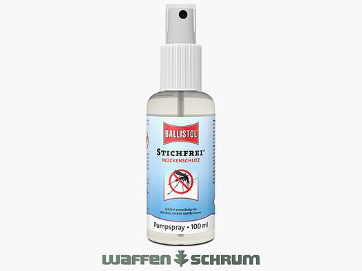 Ballistol Mückenschutz STICHFREI 100ml Pumpspray