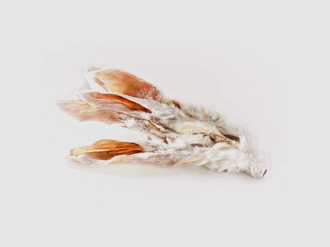 Mascota Vital Hundesnack Kaninchenohren mit Fell