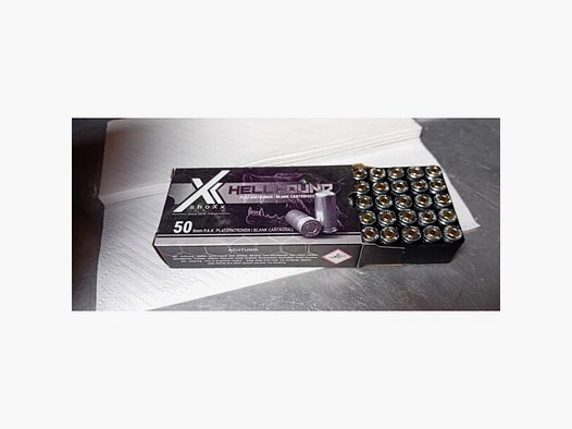 50 Schuss Pobjeda Knallkartuschen 9mm PAK