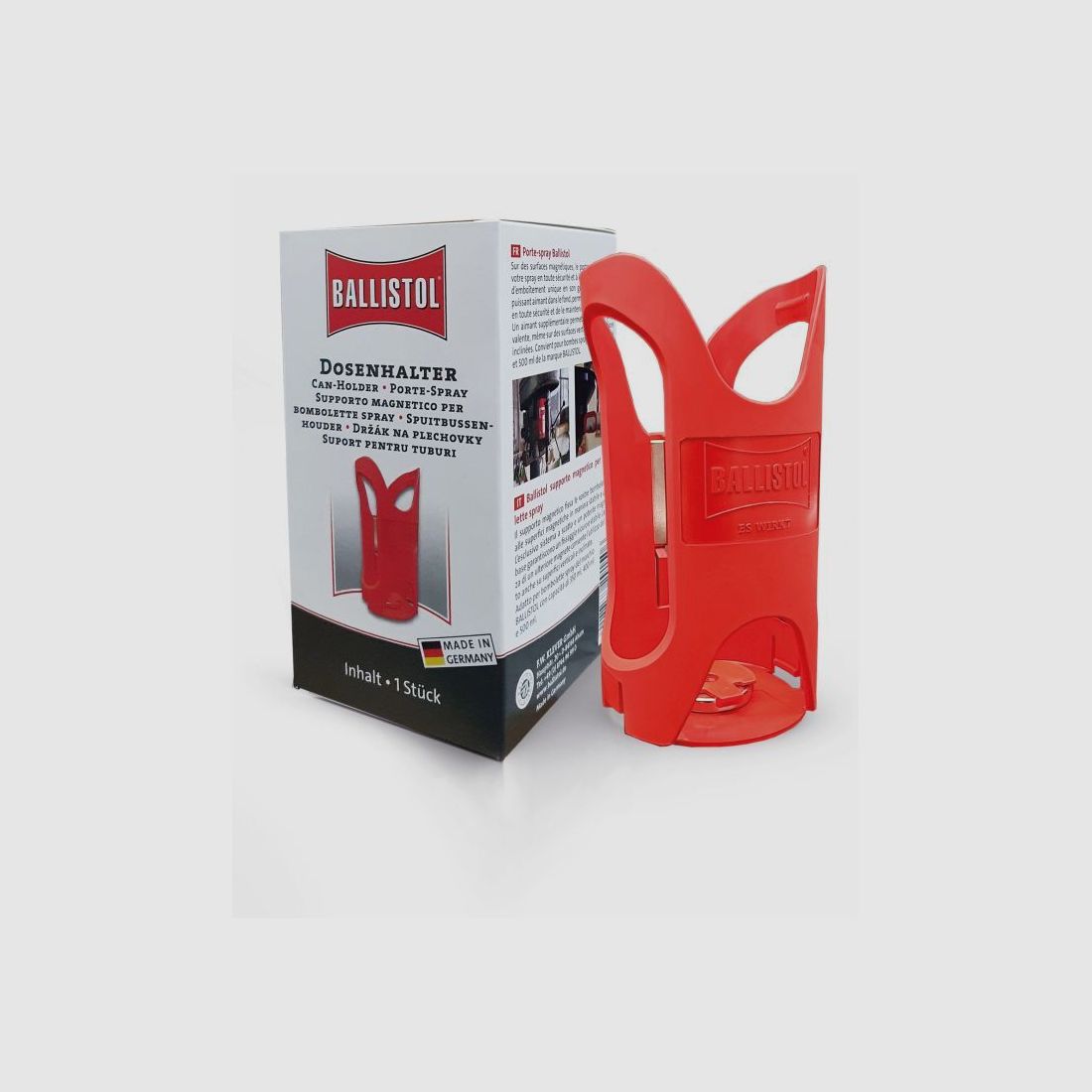 Ballistol Dosenhalter mit Magnet für alle Ballistol Spray-Dosen