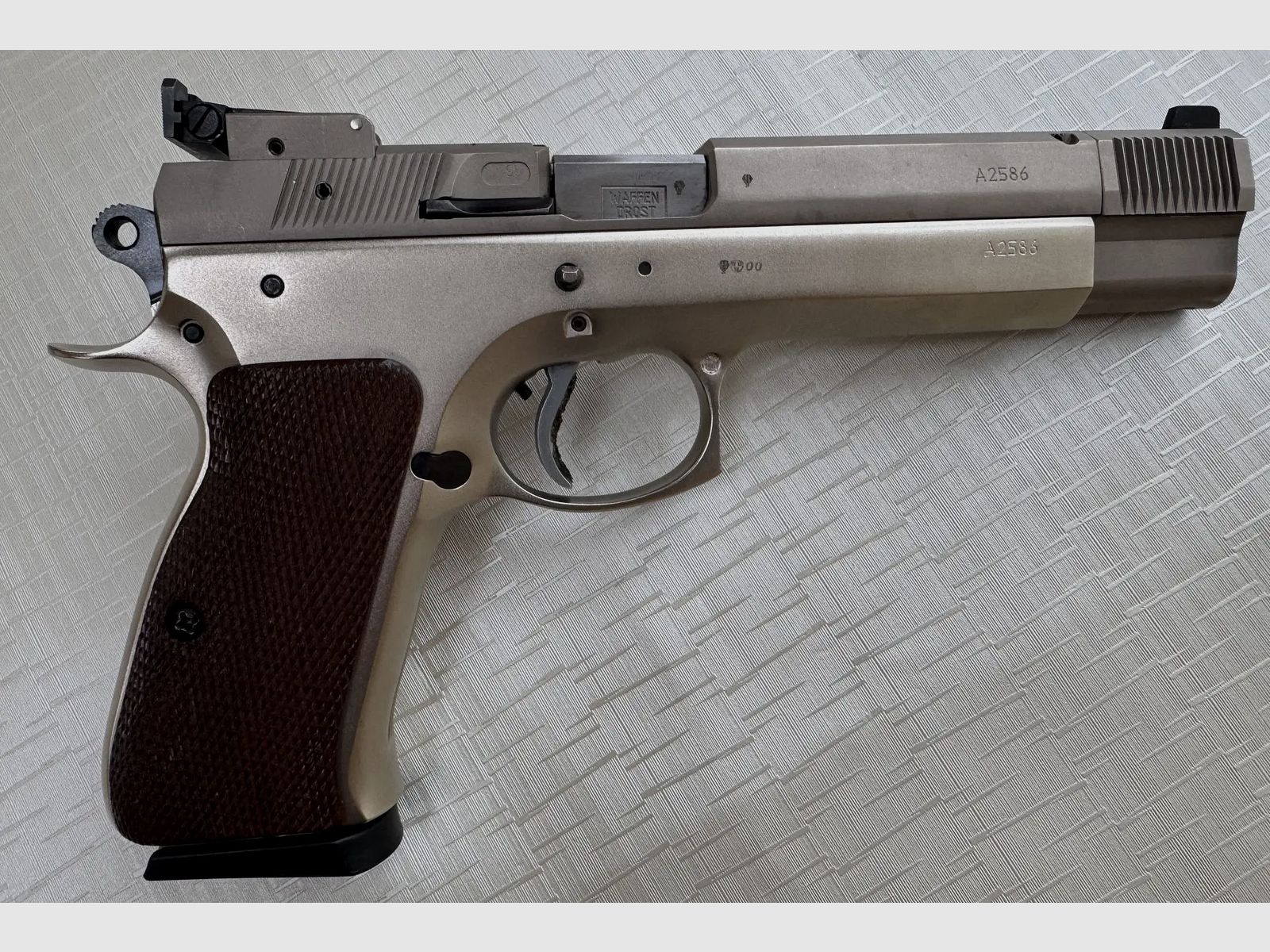 Brünner CZ 97 – Drost full construction, 6 inches, caliber .45 ACP