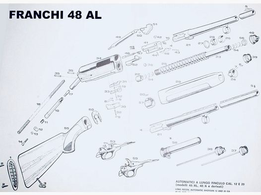 ESPLOSO SEMIAUTO GEWEHR FRANCHI 48 AL