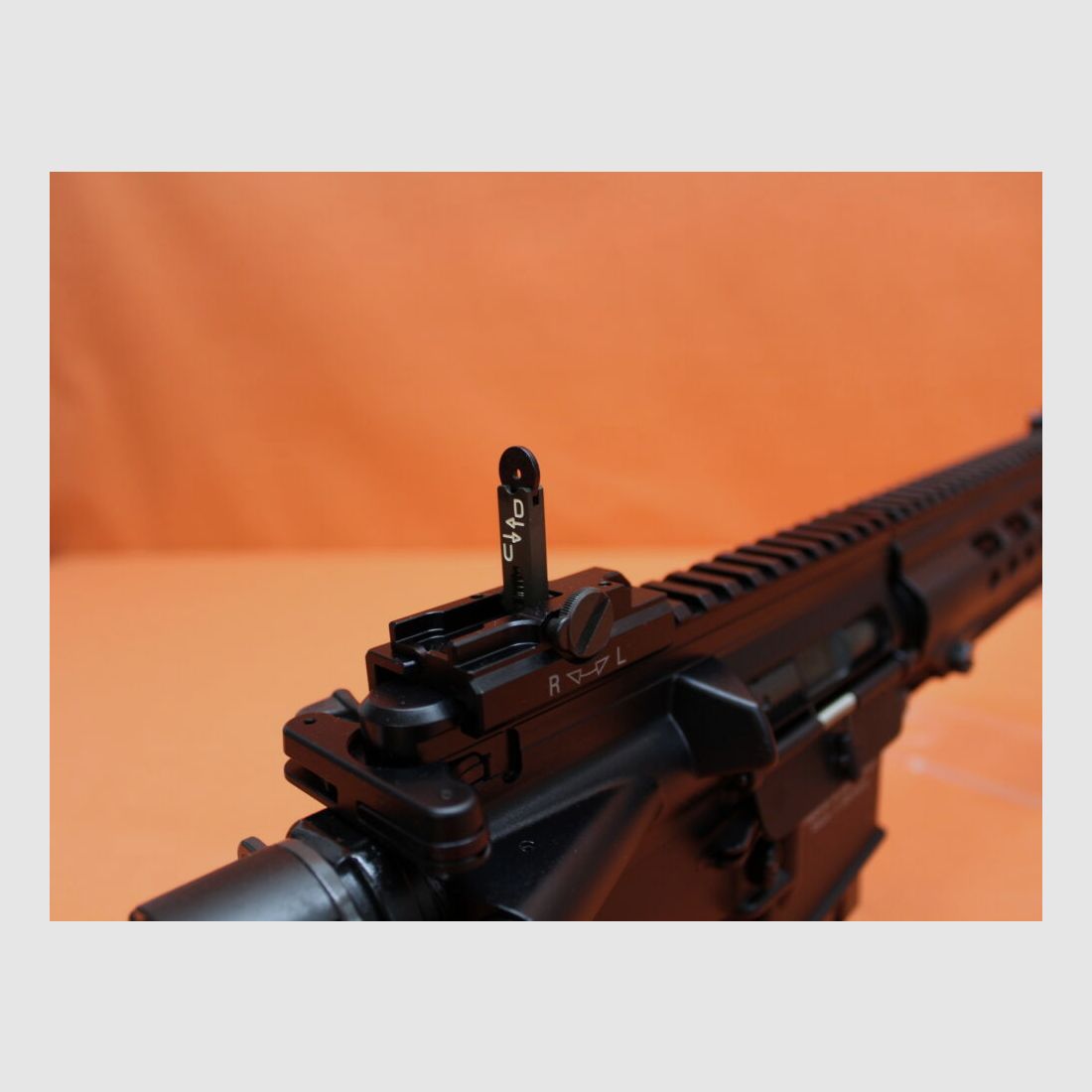 Heckler&Koch Ha.Büchse .223Rem Heckler&Koch/H&K MR223 A3 16,5" Lauf Schwarz HKey, Gas-Piston-System AR-15/HK416