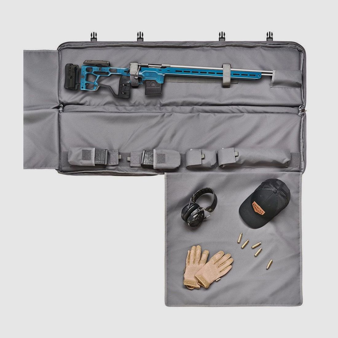 Bergara Tactical Futteral-Schießmatte Grau