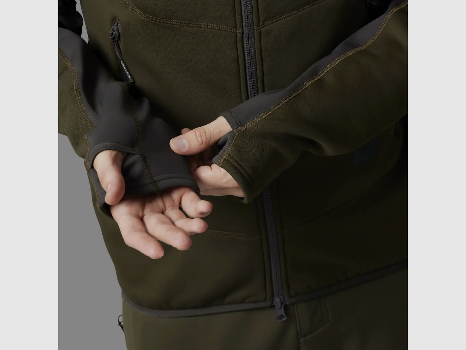 Härkila Hoodie Deer Stalker (Willow Green/Shadow Brown)