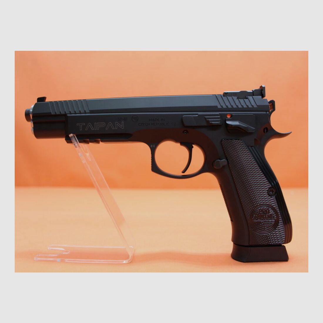 Frankonia Ha.Pistole 9mmLuger Frankonia CZ75 Taipan Black Pro Tuning 6"/152mm Lauf/ Sportvisierung (9mmPara)