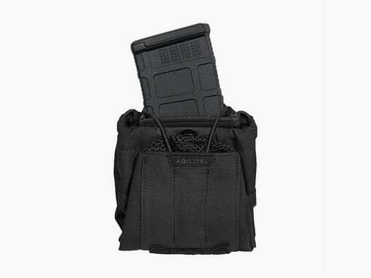 Agilite Mag-Release Dump Pouch Schwarz – Abwurftasche mit Auto-Deploy
