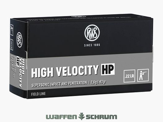 RWS High Velocity HP 2,6g - 40gr .22lr