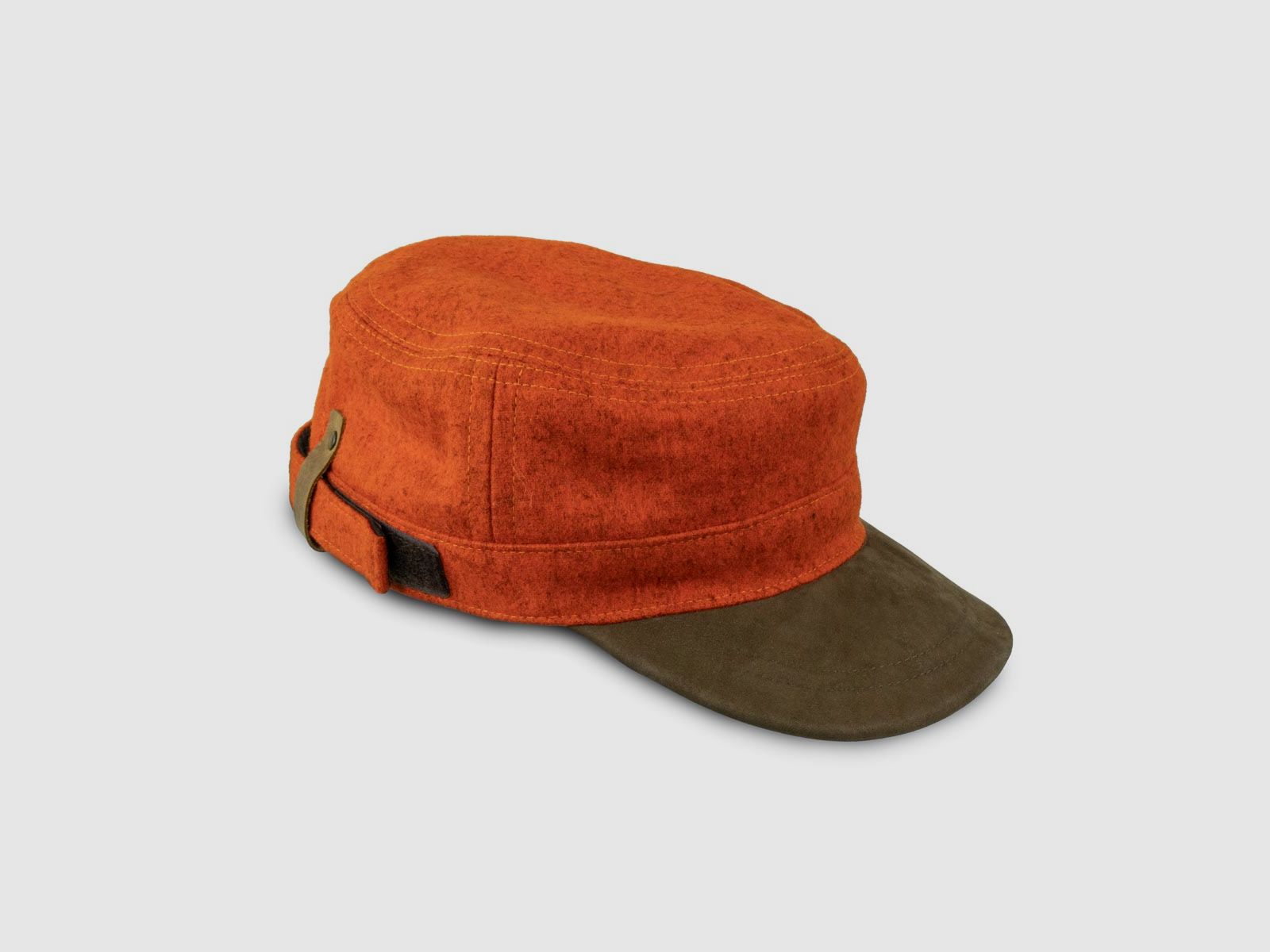 Loden Field Cap "Schirmling", Orange