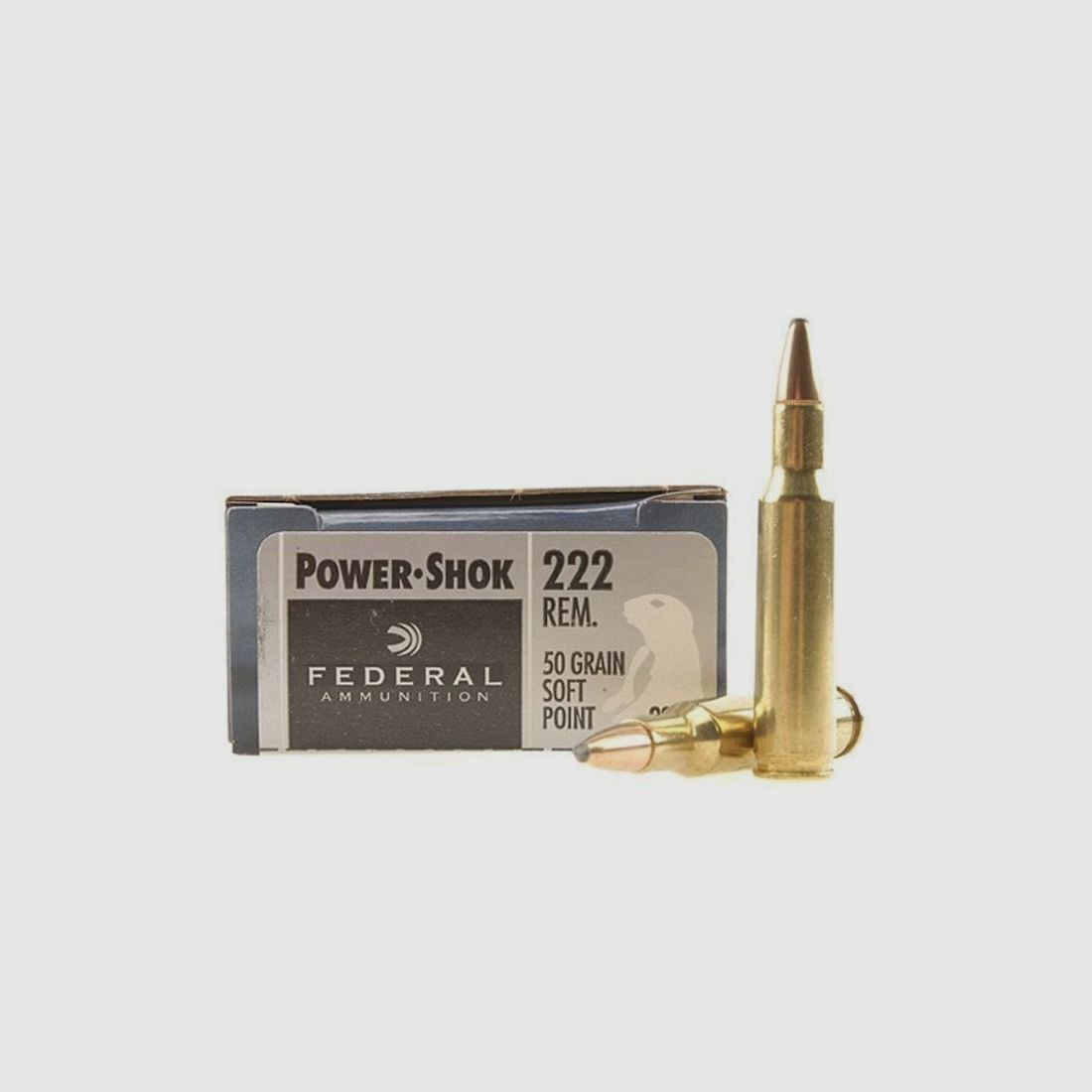 Federal Power-Shok .222 Rem. 50GR JSP 20 Patronen