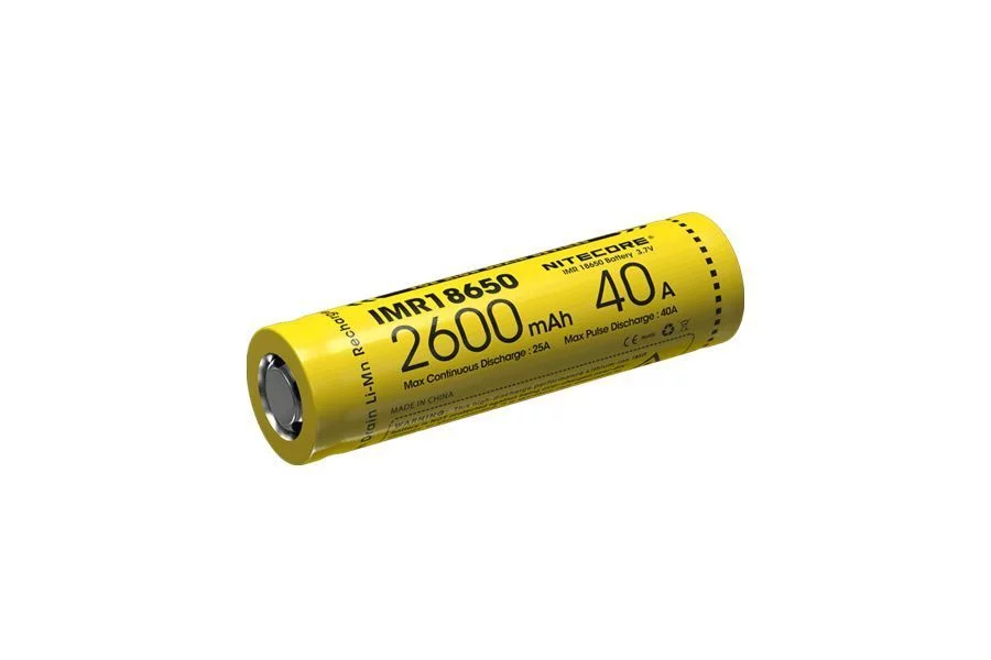 Batería Nitecore IMR 18650 2600mAh (LAT/NITECORE IMR18650 2600), imagen 2 de 18