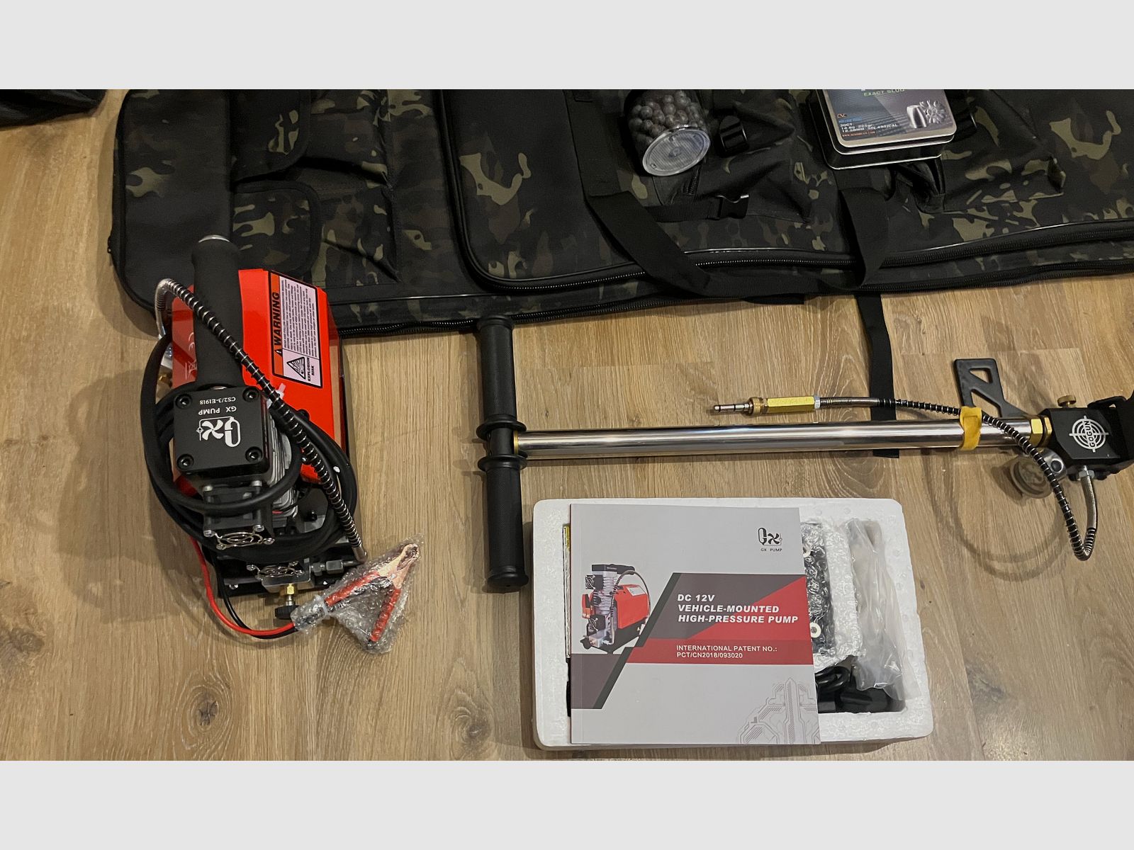 AEA Challenger Bullpup CAL .50 Luftgewehr 7,5 J Komplettset mit FX Optik Kompressor Tasche Munition - neuwertig