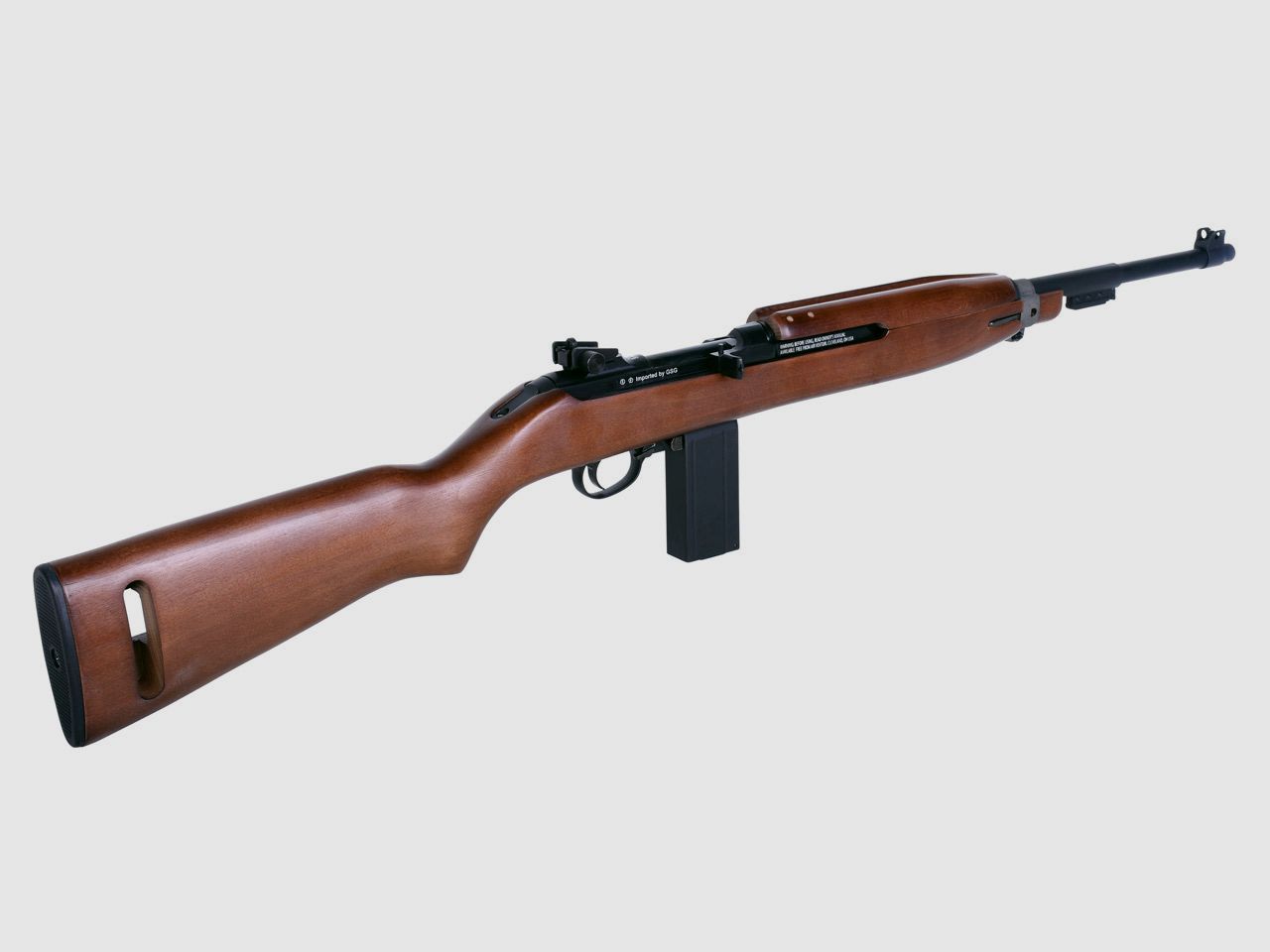 CO2 Softair Gewehr Springfield M1 Carbine Blowback Echtholzschaft Kaliber 6 mm BB (P18)