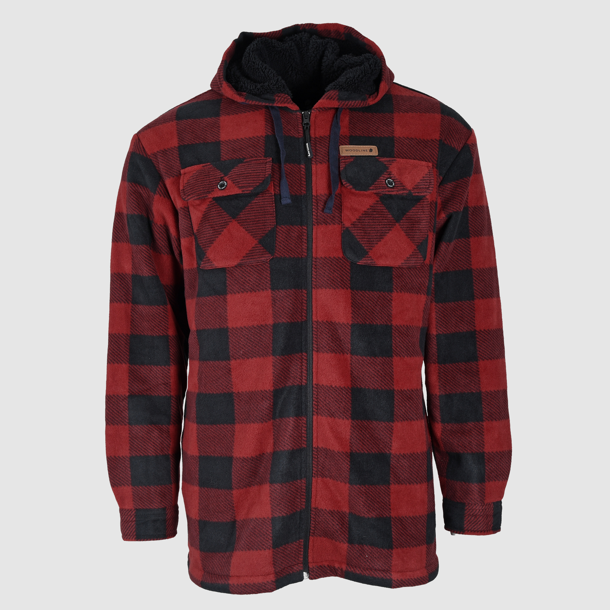 Woodline Fleecejacka Canada Red XL