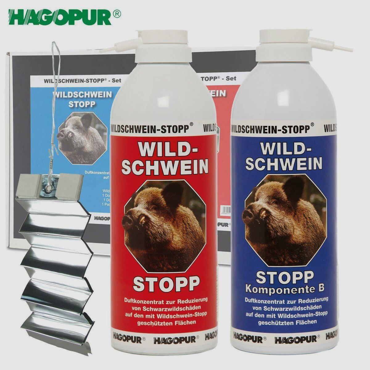 Hagopur Wildschwein-Stopp blau