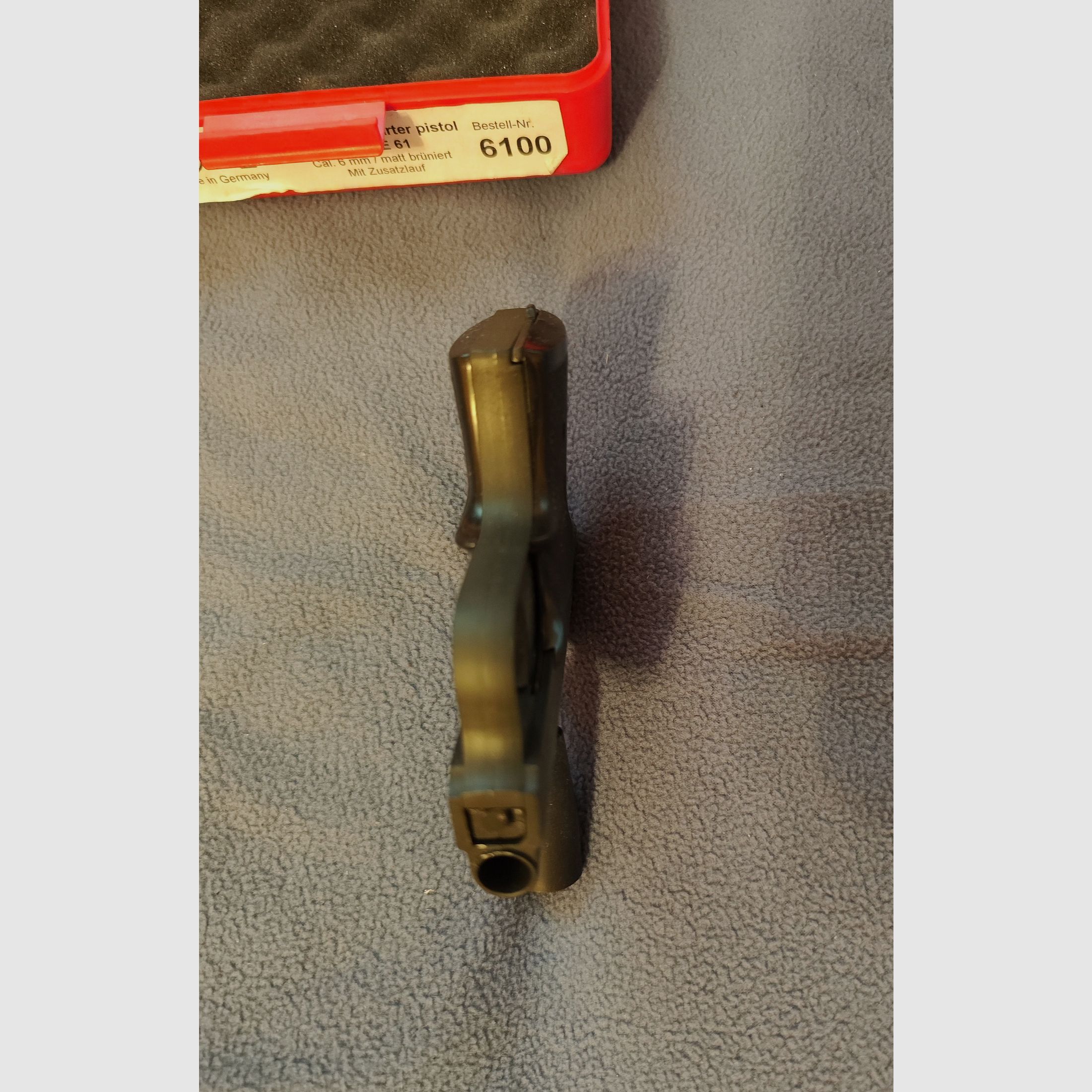 EM-GE 61 Startpistole 6 mm matt brüniert Signalpistole mit Zusatzlauf