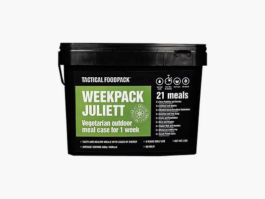 Tactical Foodpack Tactical Foodpack Wochenration Weekpack Juliett