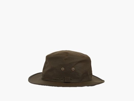 BARBOUR Dawson Wax Safari Hat Olive