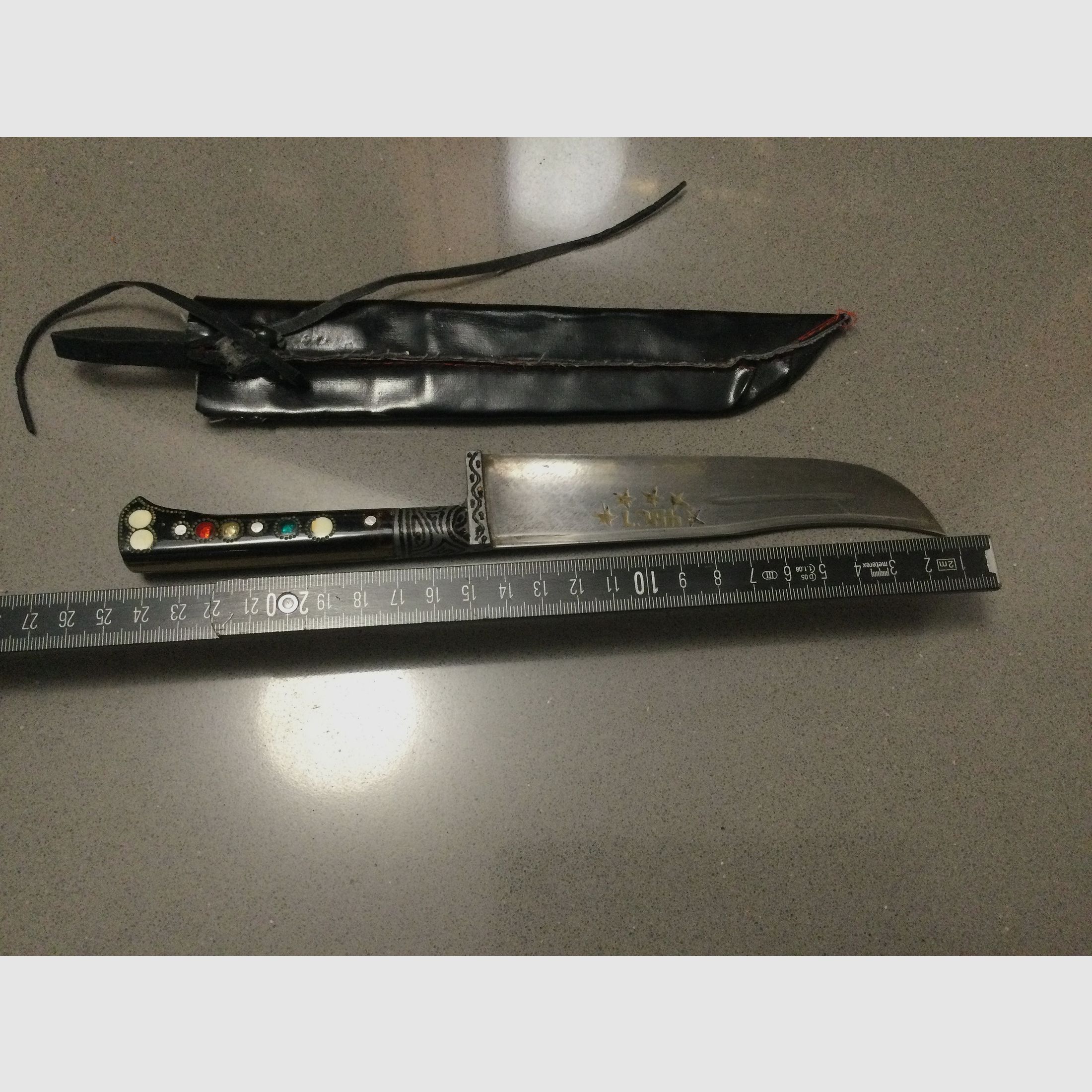 Knife Old, Tartar style, Crimea, very beautiful collector's item.