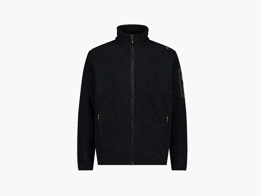 CMP Men's Fleece Jacquard Knit Tech with Diamond Pattern