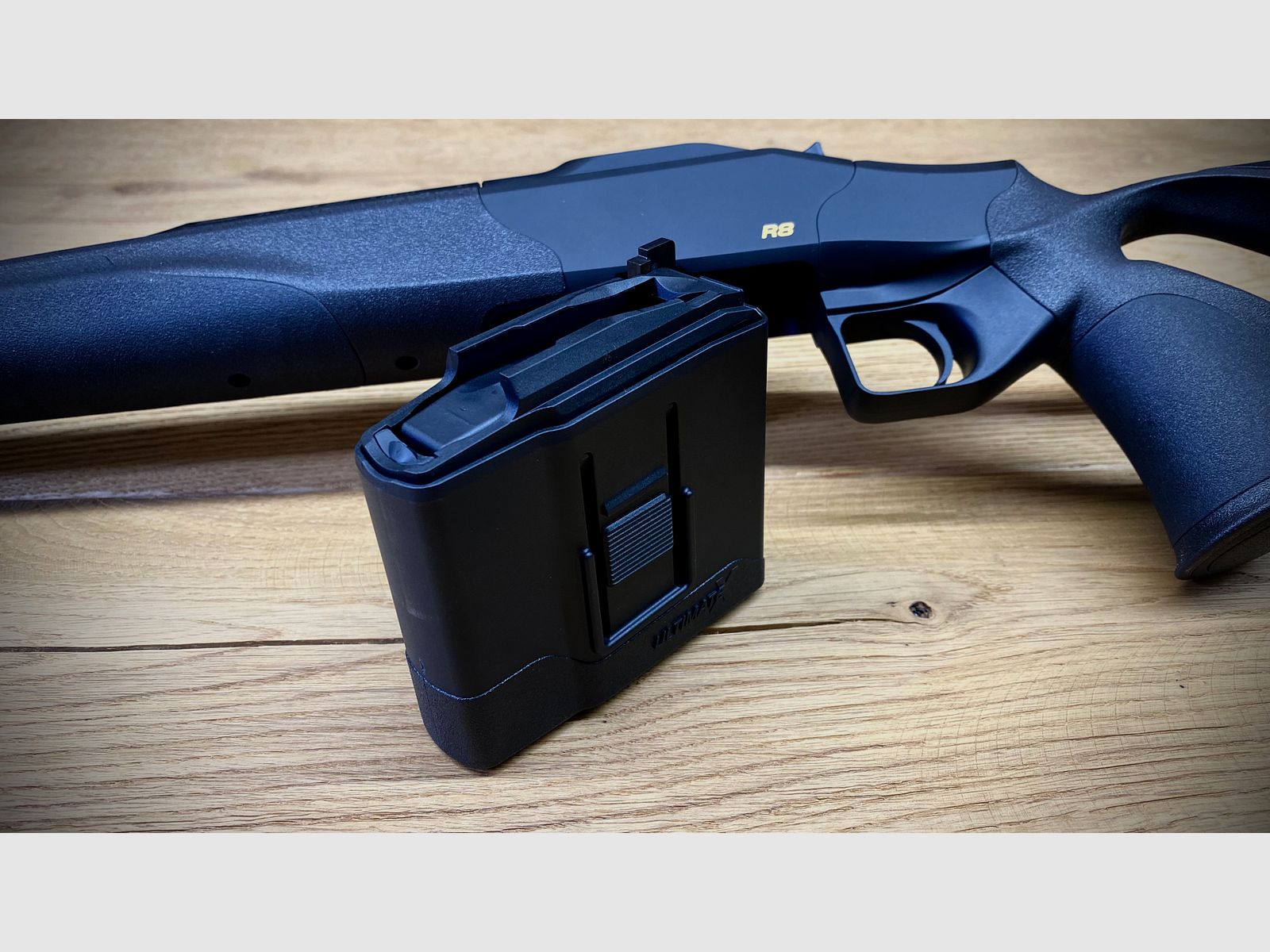 Blaser R8 Ultimate X / .308 / Matchlauf kanneliert mit Gewinde / verst. Wangenauflage & Schaftkappe   inkl. Active Hunting Kammergriffkugel 