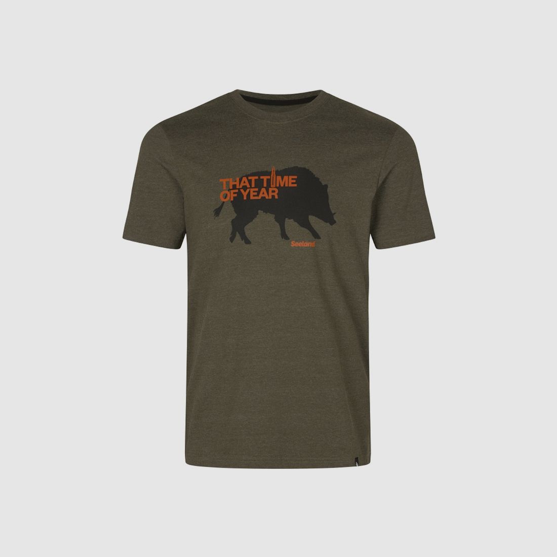 Seeland That Time Pine green melange T-Shirt