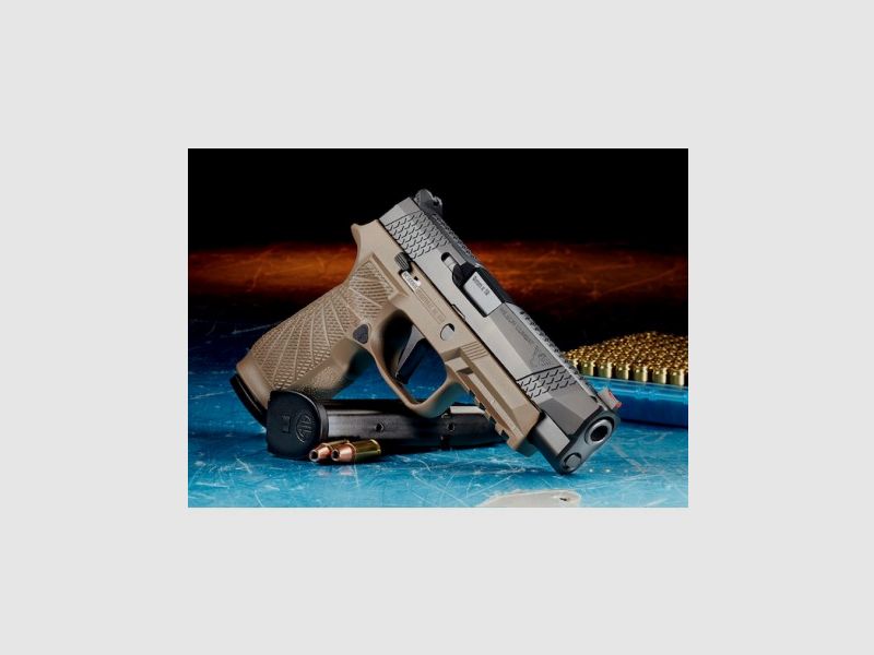 Wilson Combat/SIG SAUER P320 Full Size, Action Tune W/Straight Trigger, cal. 9x19 - TAN, Bild 1 von 6